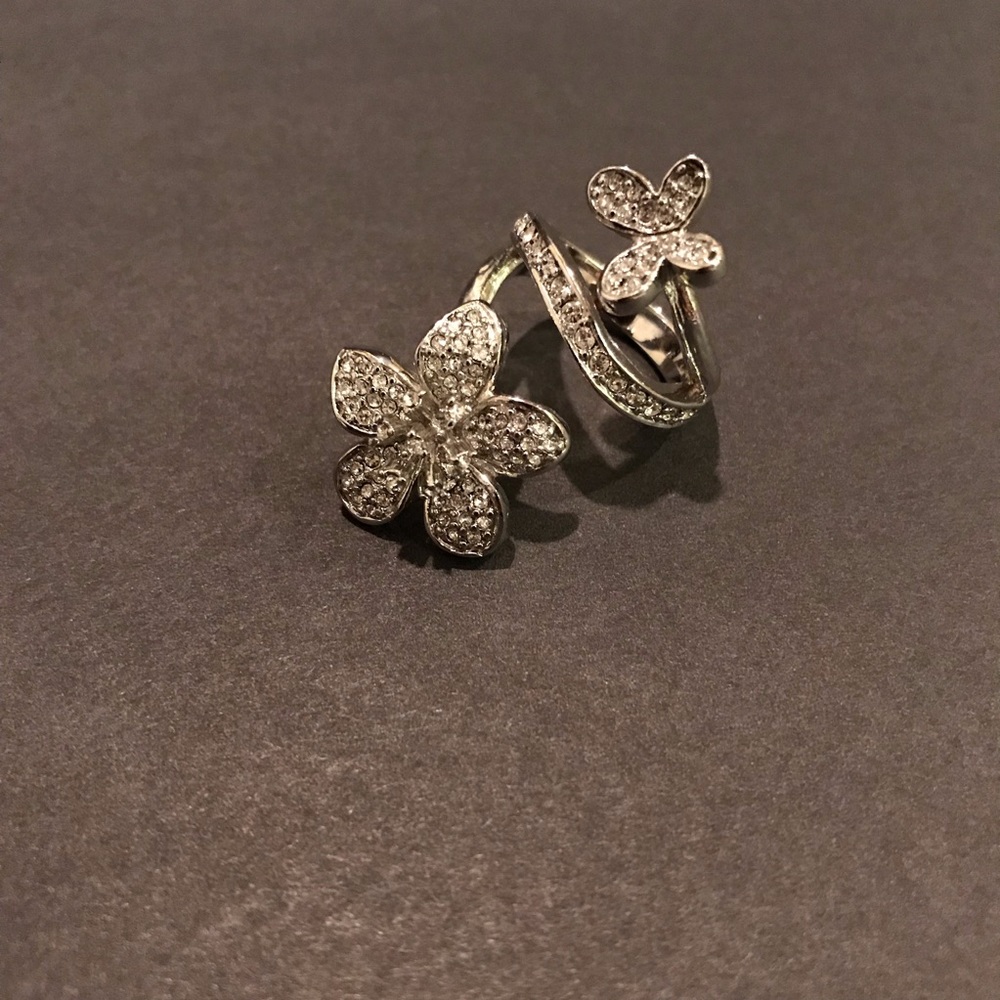 BR Wraparound Flower/Butterfly Ring